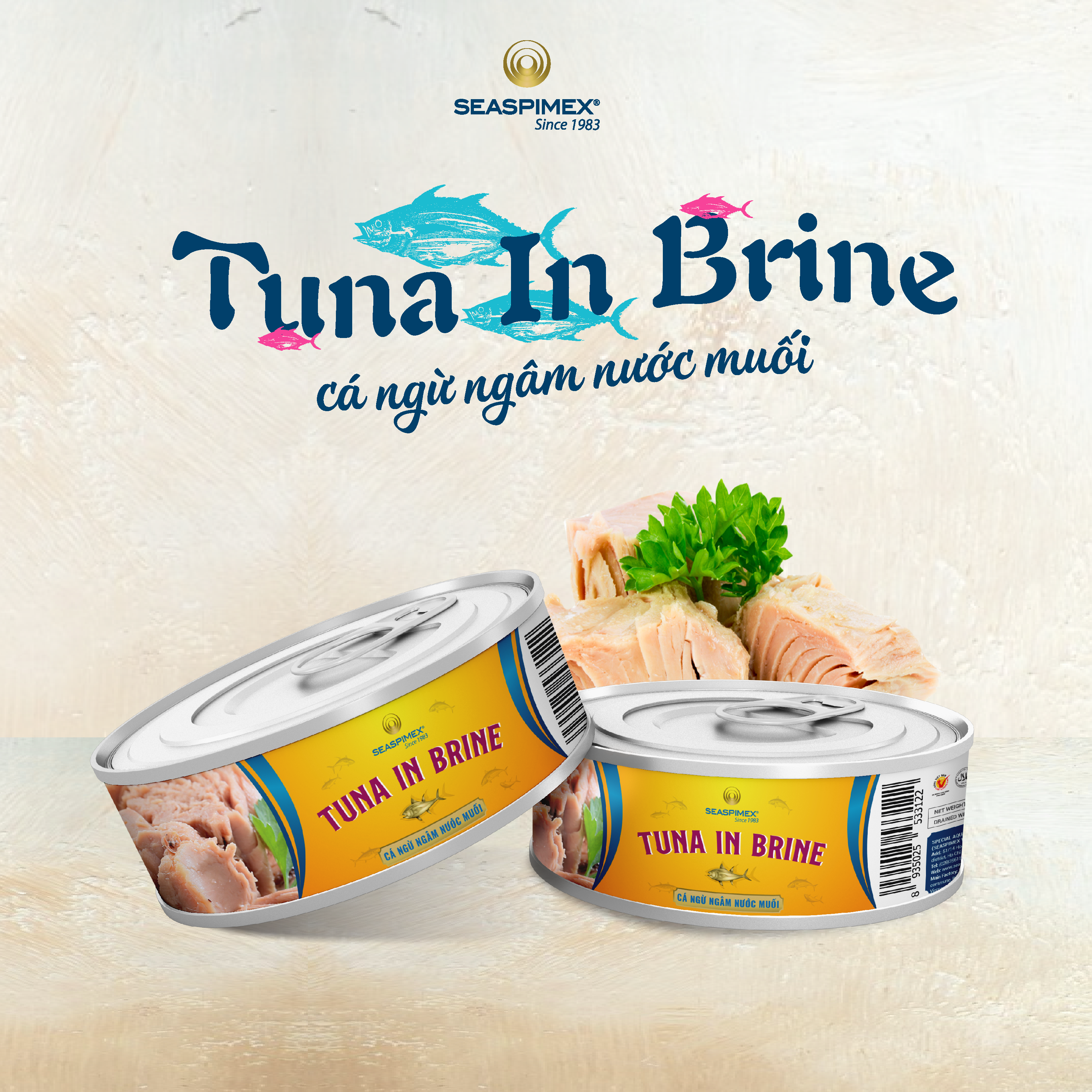 Canned Skipjack Tuna (Katsuwonus pelamis) – Solid in Soya Oil 170g