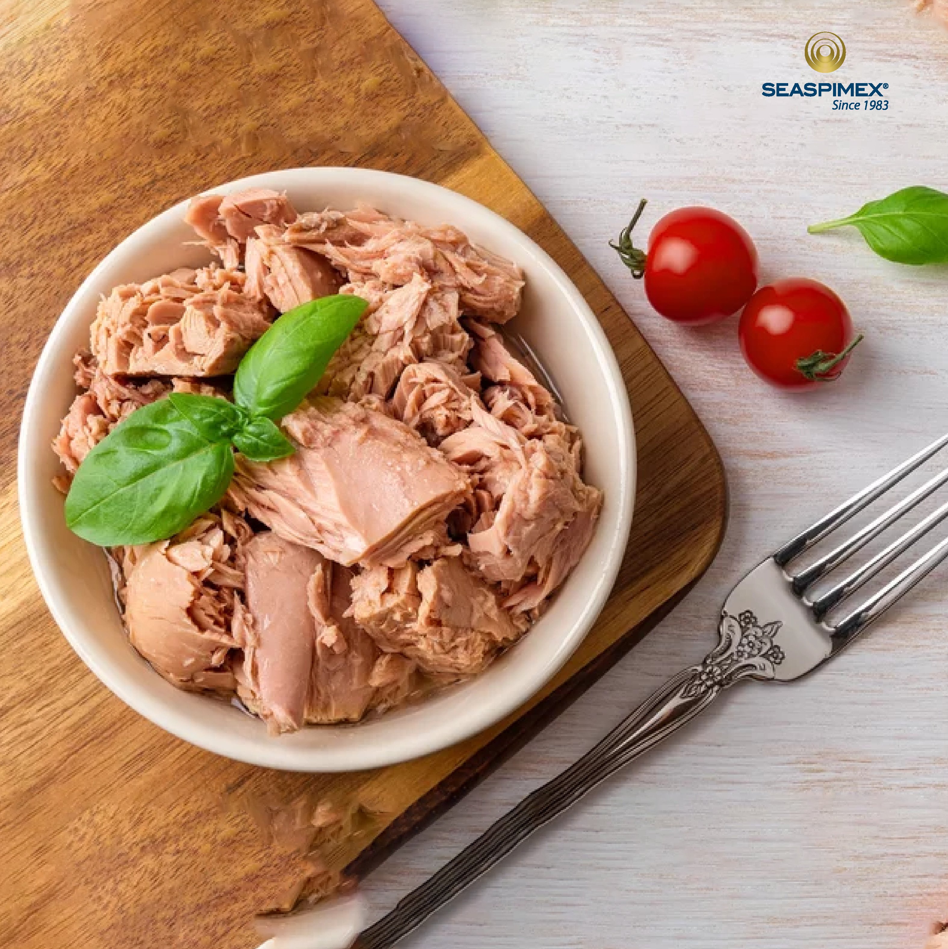 Canned Skipjack Tuna (Katsuwonus pelamis) – Solid in Brine 170g
